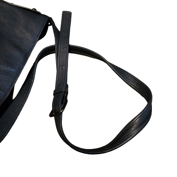 Marc By Marc Jacobs Vintage Navy Leather Blue Suede Leather Handbag Bucket Bag - Picture 7 of 11